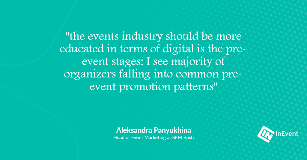quote about the event industry