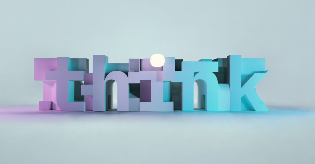 think2021 logo in 3D letters