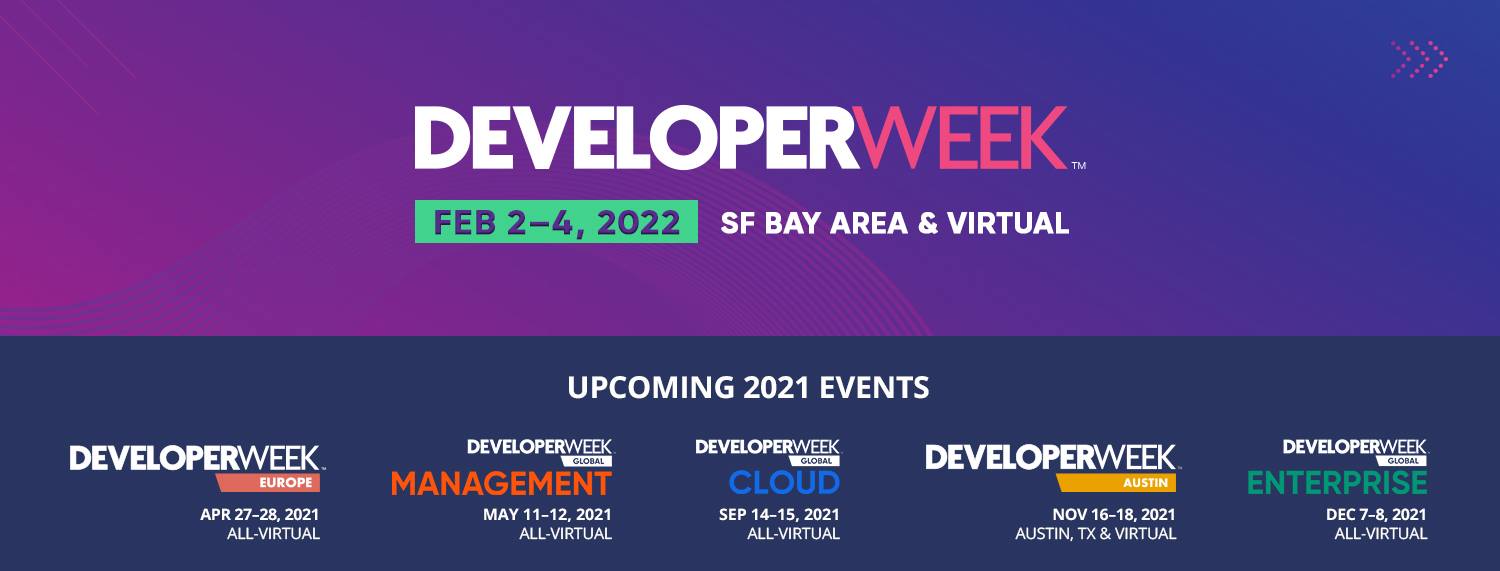 DeveloperWeek Conference February 17 to 19 2021 