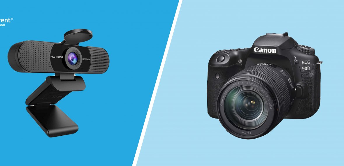 image comparing dslr to webcam