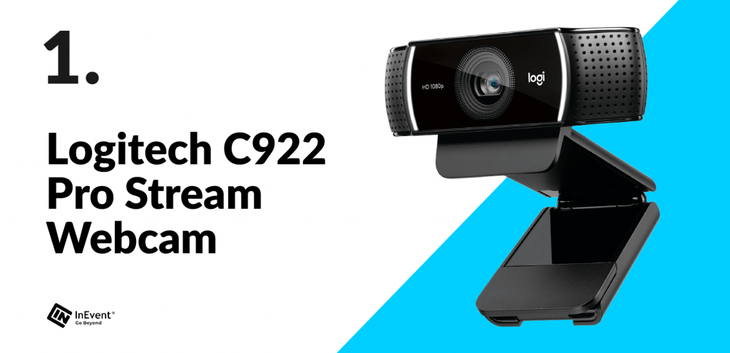 image for logitech c922 webcam for streaming