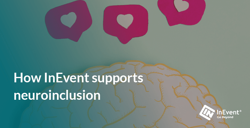 An image showing how InEvent supports neuroinclusion