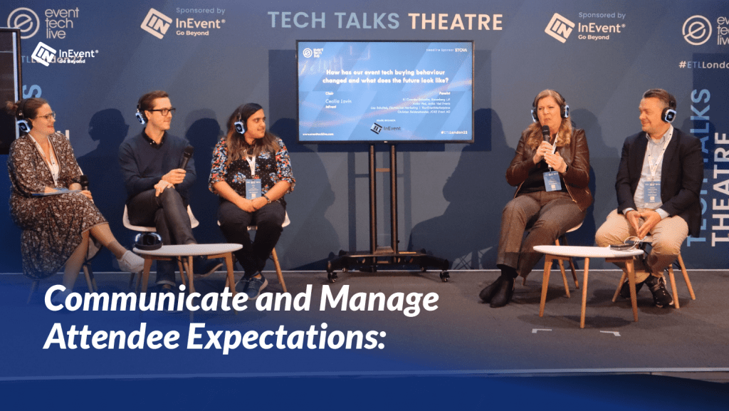 Communicate and Manage event Attendee Expectations