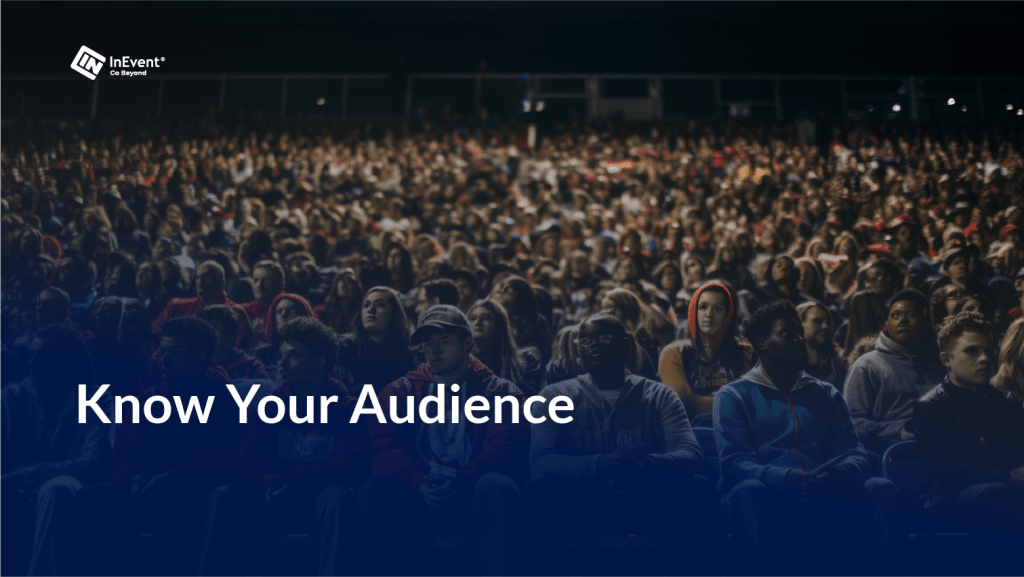 knowing your audience for speaking at events and conferences
